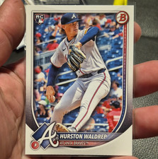 Bowman 2024 Hurston Waldrep Rookie Atlanta Braves #61 Baseball Trading Card