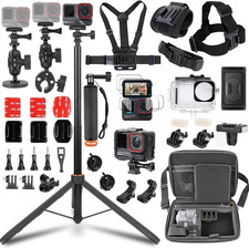 Accessories Kit for Insta360 Acepro2,Carrying Case with Belt 135Cm Selfie Stick