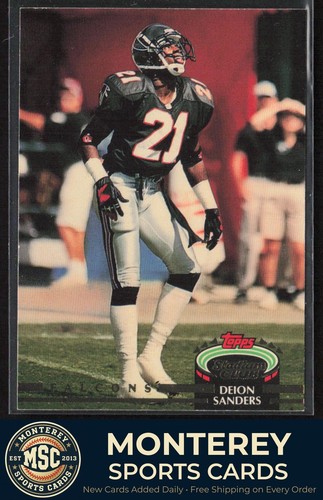 Deion Sanders #637 1992 Stadium Club card