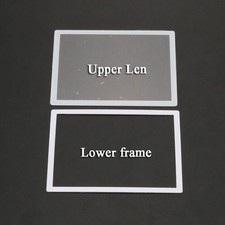 Upper Lower LCD Screen Lens For Nintendo DS Lite DSL NDSL Plastic Cover Replace