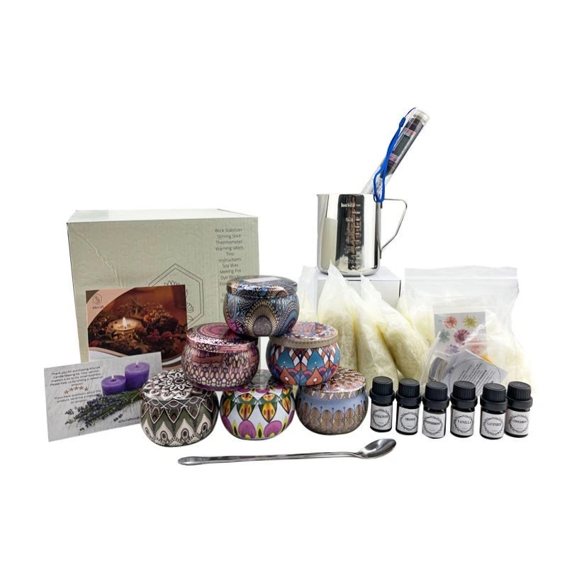 Complete Soy Candle Making Kit with EXTRA 18 Candle Tins, Oils, Wax, Wicks, More - Image 2 of 4