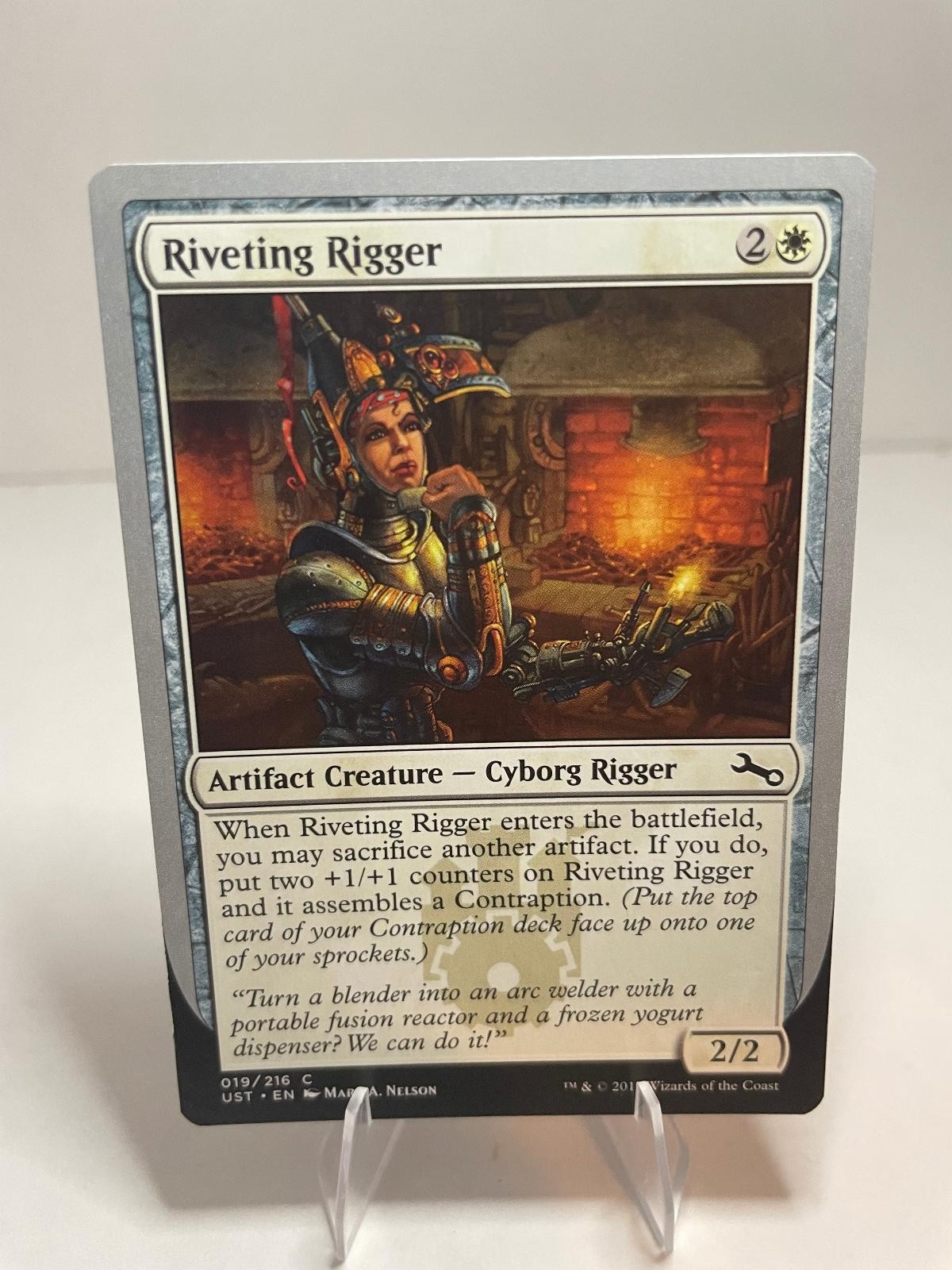Riveting Rigger 19 Common Unstable Magic: The Gathering Lightly Played