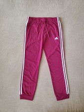 Adidas Women's Warm Up 3 Stripes Tricot Joggers Medium