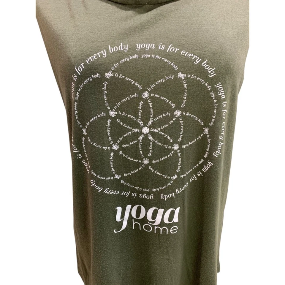2XL Yoga Home Green Womens Olive Green Tank Top Lightweight - Image 2 of 4