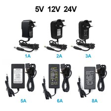 5V 12V 24V 1A~10A Power Adapter AC to DC Converter Plug In For LED Strip Light