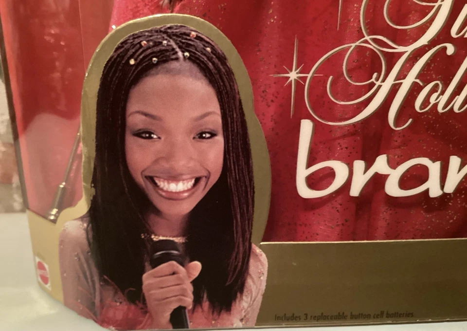 Muñeca BRANDY Moesha Singing Holiday 2000 estilo Barbie Mattel 27779 nueva en caja SF Foto 4 de 4