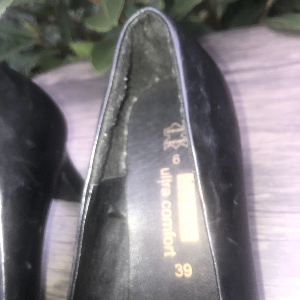 Zapatos de mujer George Ultra Comfort de cuero talla 6 Reino Unido en buen estado Foto 2 de 4