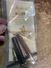 Uncle Mike's Cleaning Jag & Barrel Scrubber Brush .50 Caliber Black Powder Gun