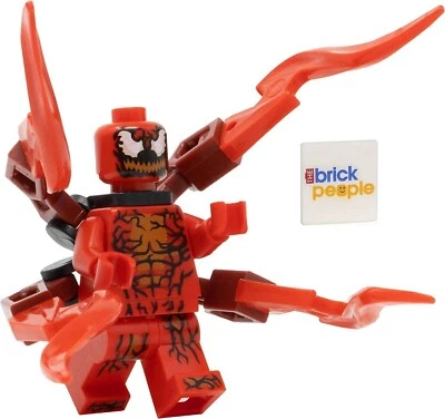 LEGO Superhelden: Carnage Minifigur Mit Anhängseln Und Roter Umhang 892295 - Bild 1 von 4