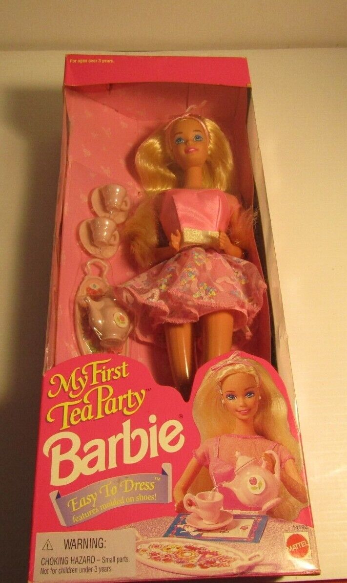 高い信頼 厚い信頼 Party Tea First My Barbie To Easy Vintage Mattel 1995 Doll その他