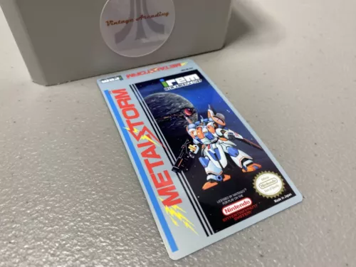 Metal Storm (NES Nintendo) Custom Replacement Label