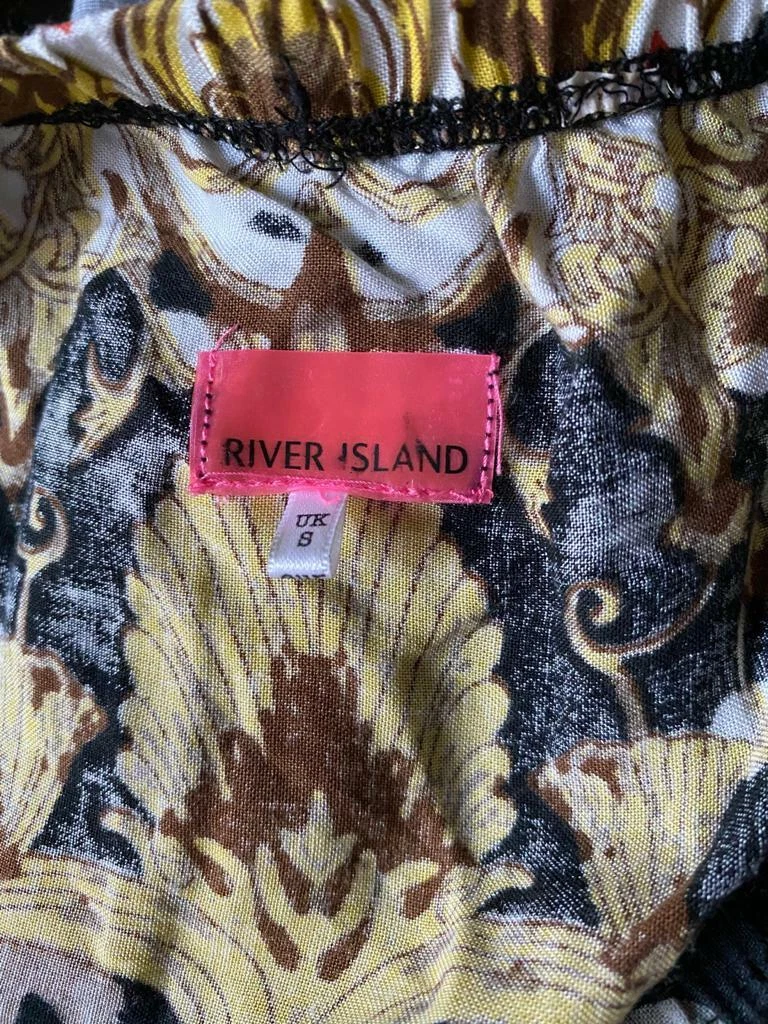 Abito da donna River Island tipo Versace taglia S EU 2