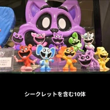 Poppy Playtime Smiling Critters Mini Figure Set – CatNap Case 10pc Full Complete