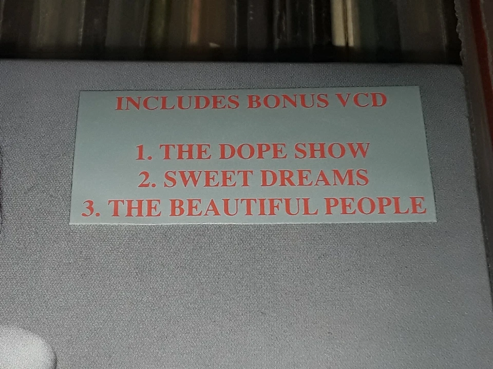 MARILYN MANSON 2CD MECHANICAL UK IMPORT HYPE STICKER SLIPCOVER SEALED BONUS CDV - Image 3 of 4