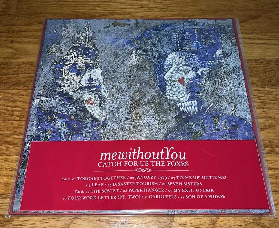 mewithoutYou – Catch For Us The Foxes - Red Color Vinyl Brand New in Hand - Image 2 of 4
