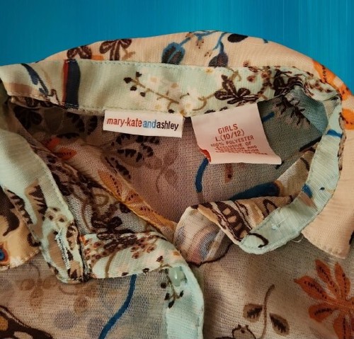 Mary Kate and Ashley translucent LS girls top - Picture 6 of 6