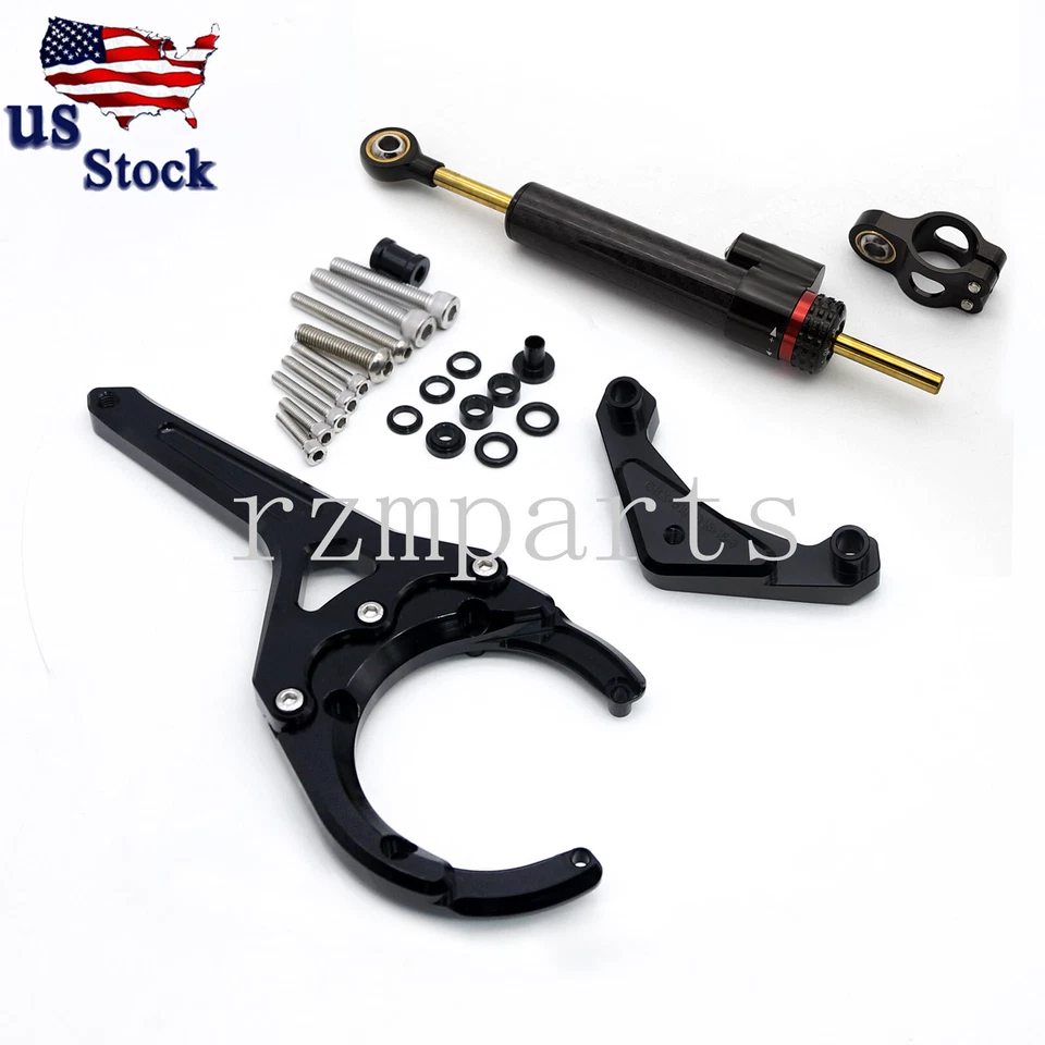 Kit de soporte amortiguador de dirección CNC para Suzuki GSXS1000 2016-2020 2021 2022 colores Foto 2 de 4