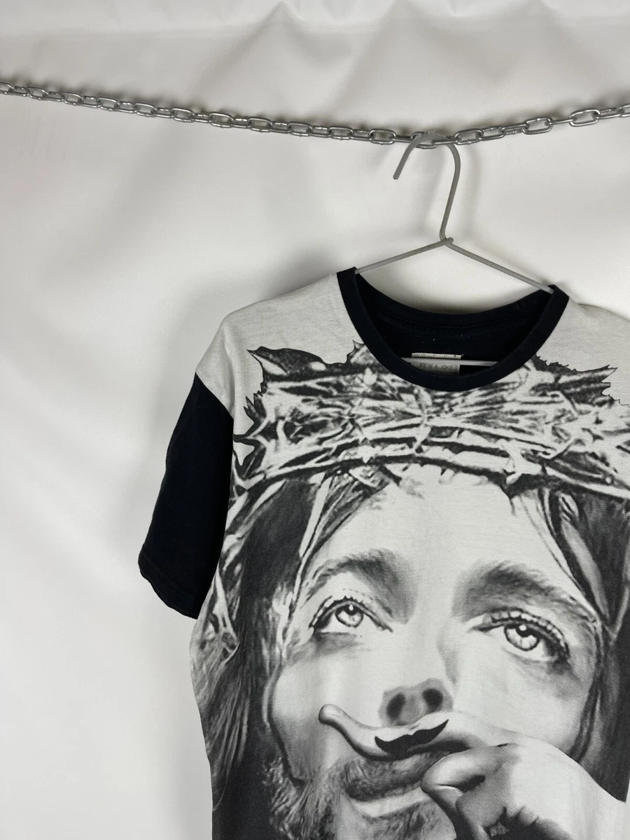 Eleven Paris x Life is a Joke Jesus overprint big logo tee