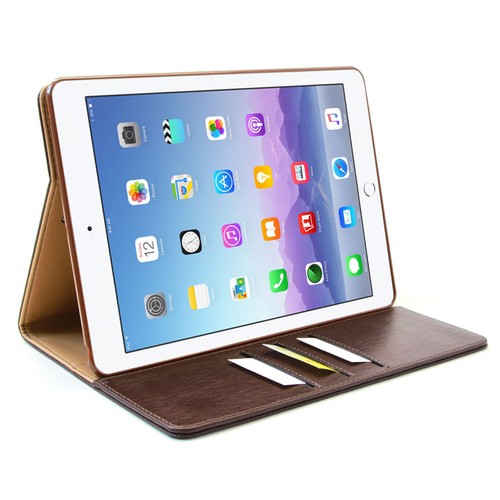 Premium Leder Cover für Apple iPad / Samsung Galaxy Tab Schutzhülle Tablet Case - Picture 5 of 12