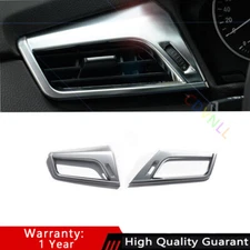 For BMW 2 Series Touring 2015-19 Matte Silver L&R AC Air Outlet Vent Cover Trim