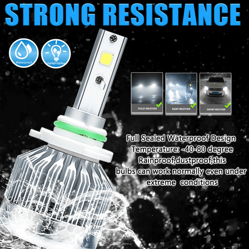 8000K ICE BLUE 9006 LED Headlight 5202 Fog Light Bulb For Chrysler 200 2011 2012 - Bild 9 von 12