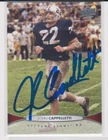 JOHN CAPPELLETTI PENN STATE UNIVERSITY  AUTOGRAPHED CARD CREASE ON THE FRONT