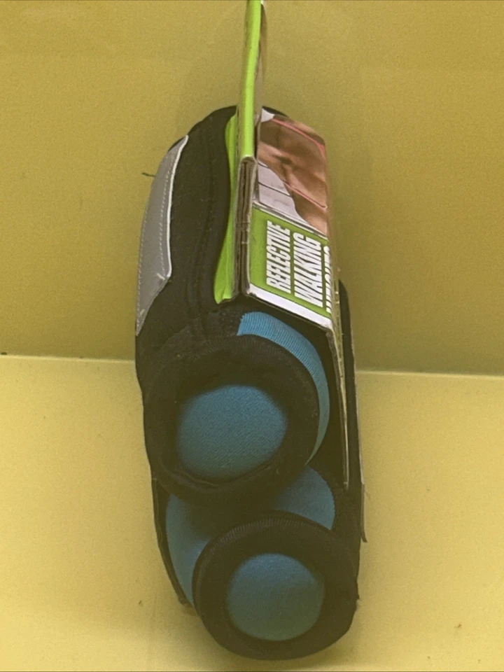 Par de mancuernas reflectantes para caminar Golds Gym de 2 lb pesas aeróbicas salud verde Foto 4 de 4