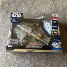 Star Wars Micro Galaxy Squadron Ghost Light & Sounds Playset w  4 Mini Figures