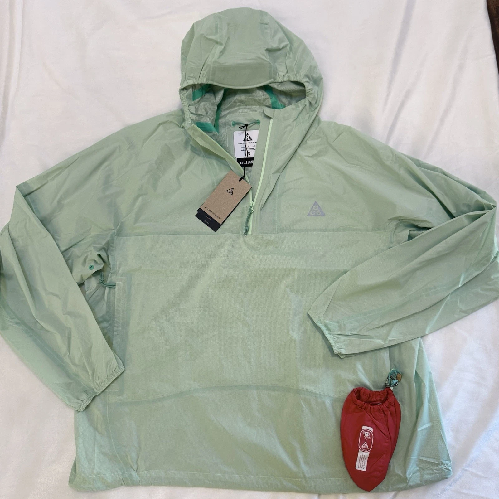 Nike ACG Trail Snacks Storm-FIT ADV Packable Jacket $250 Sz Large FQ3062-376