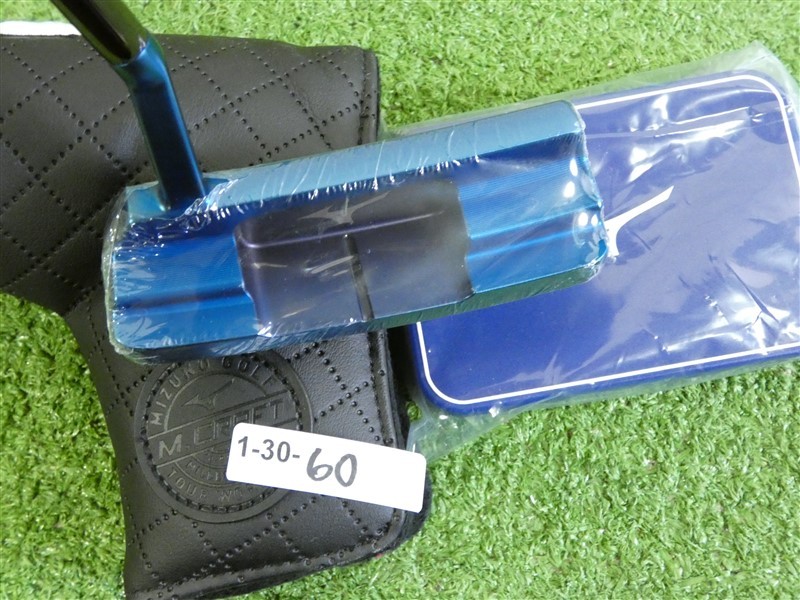 Mizuno m craft omoi 01 type 1 i blue ion 35" putter with hc & weight kit new