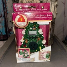Santa’s Power hand painted Christmas Tree electronic 7 day timer