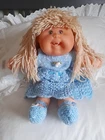 Vintage Cabbage Patch kids doll,  Mattel first edition ck19,  brown eyes, teeth