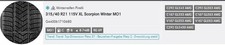 Winterreifen Pirelli Scorpion Winter MO1 315/40R21