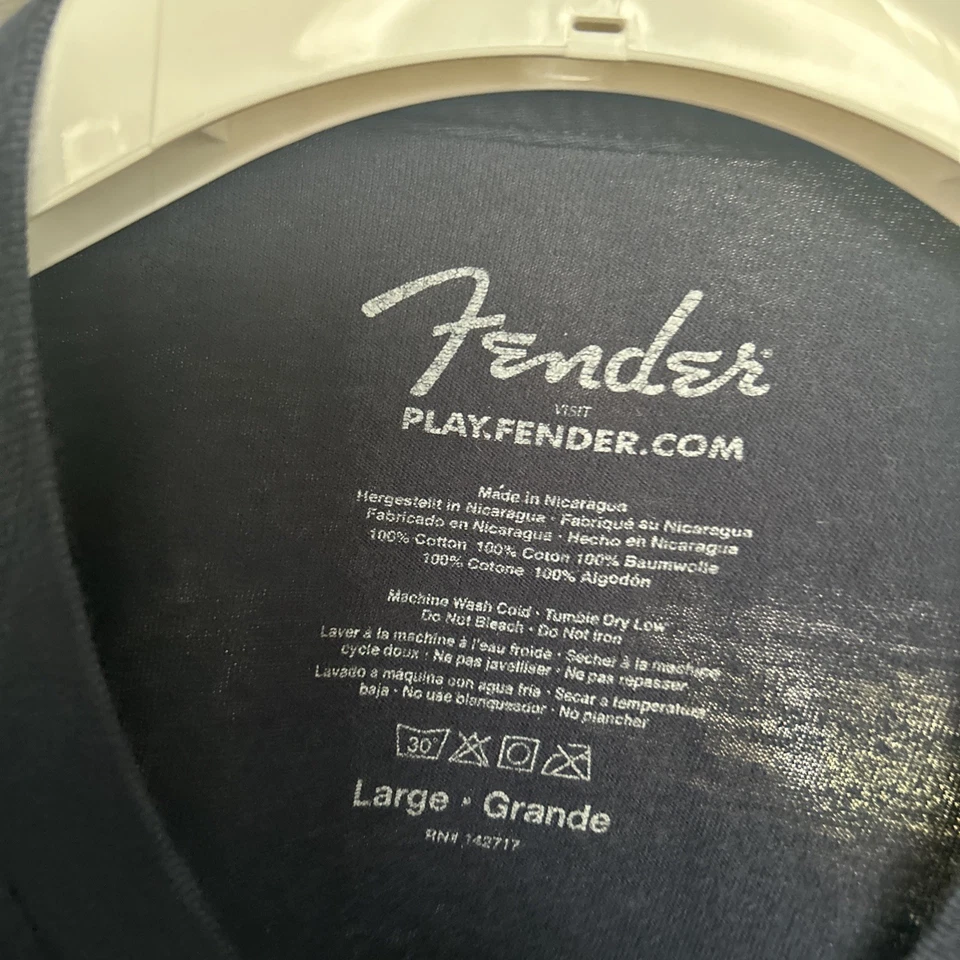 Camiseta Fender Guitars Baja Azul L Foto 3 de 4