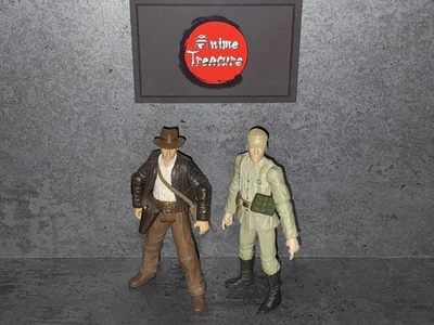 Lot 2 figurines INDIANA JONES : INDY & GERMAN SOLDIER 1 loose HASBRO 2008 - Photo 1/2