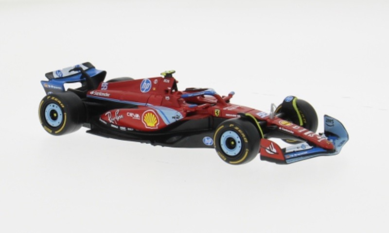 Bburago BBU18-36844SMI 1:43 Ferrari SF-24 F1 GP Miami 2024 Diecast Model