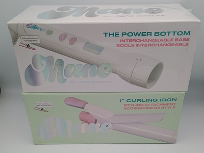 #ad The POWER Bottom Interchanage amp; 1quot; Curling IRON Attachment by MANE Addicts NEW $39.99