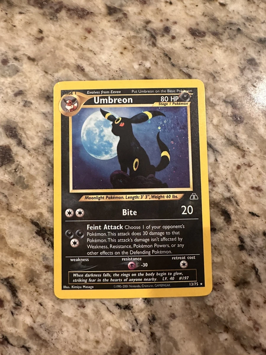 25+ Umbreon Pokémon TCG Individual Collectible Card Game Cards in