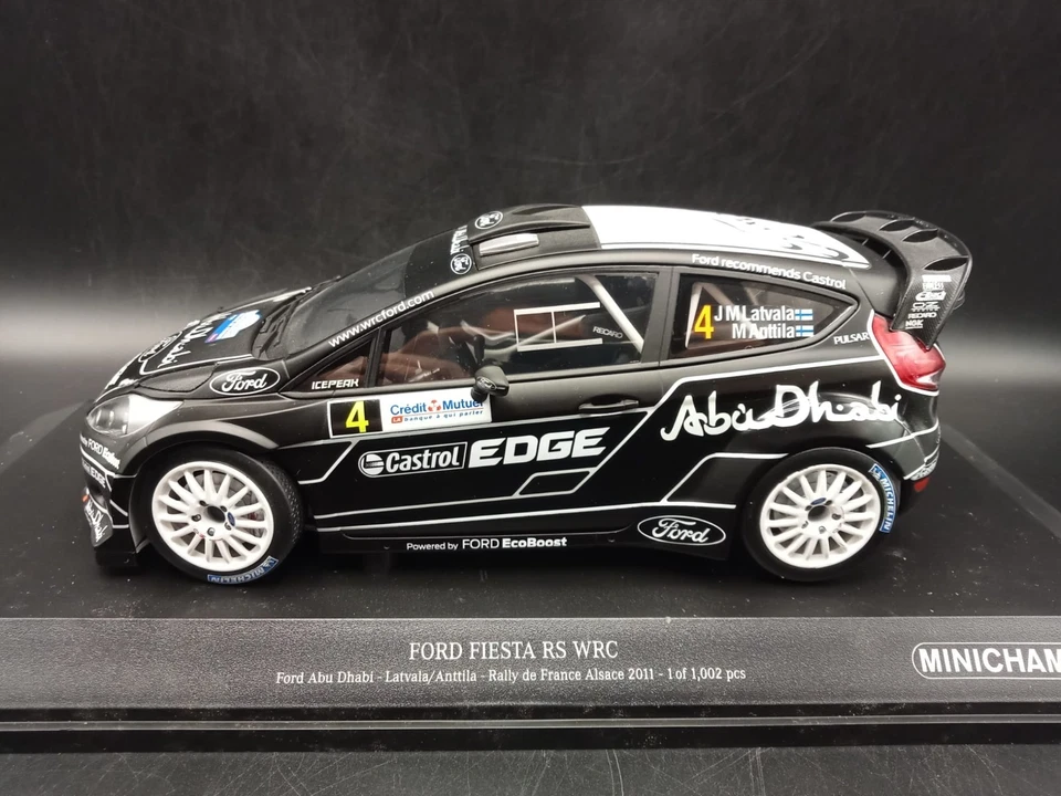Ford Fiesta RS WRC Rally Alsace 2011 1/18 Minichamps - Immagine 2 di 4