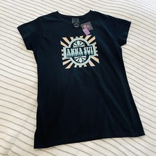 Anna Sui Black Logo T shirt M
