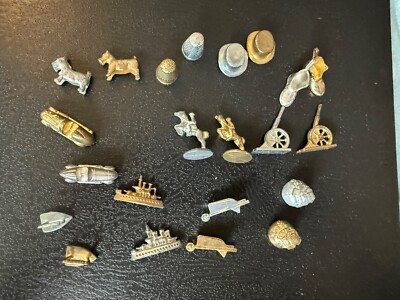 Monopoly Metal Game Pieces Replacement Tokens, Your Choice