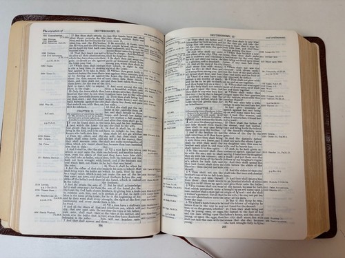 The New Chain Reference Bible Thompson Fourth Improved Edition 1964 Leather - Picture 15 of 15