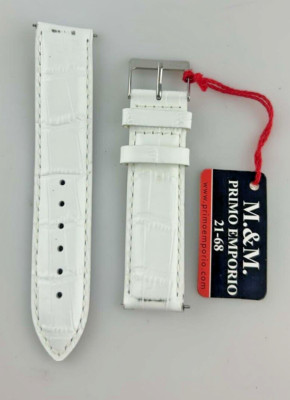 Uhrenarmband generico 20mm Weiß Man Haut Neu Aktienfonds