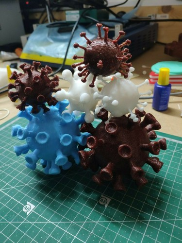 Corona 2019 Viru Primitiv Bio Model 3D Printed for Educational Purpose - Picture 3 of 37