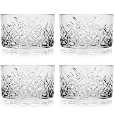 4 x Glasschale Knabberschale Vorspeise Timeless Cerezlik aus Glas