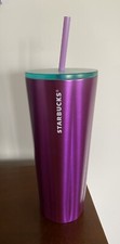 Starbucks 2022 Valentines Purple 24 oz Stainl...