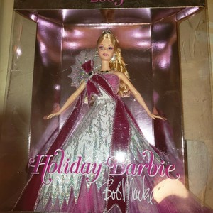 2005 holiday barbie bob mackie