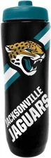 Jacksonville Jaguars 32oz Squeezy Water Bottle, NFL Licensed BPA Free