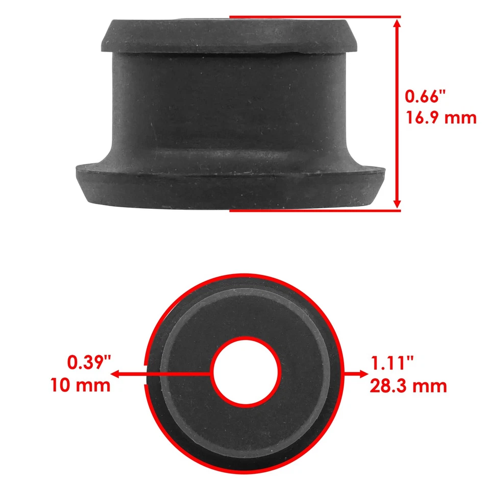 Caltric Exhaust Hanger Grommet For Arctic Cat Wildcat Trail 700 2014-2015 - Image 2 of 4