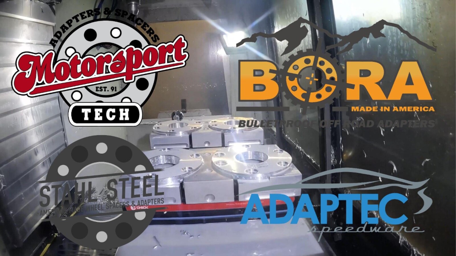 FERRARI F430 – 10MM WHEEL SPACERS (2) BY ADAPTEC SPEEDWARE – MADE IN THE USA